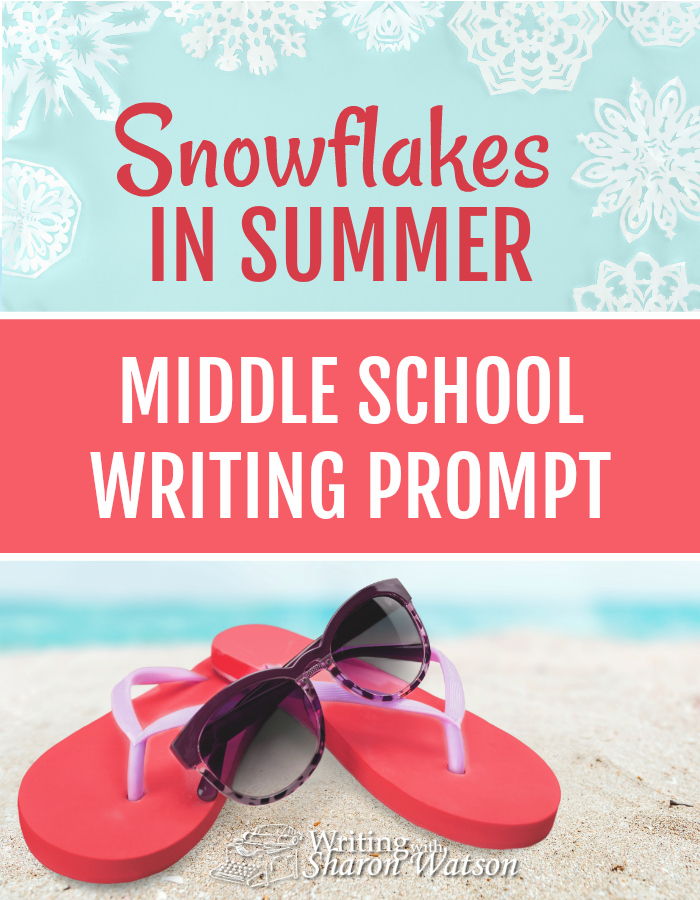 Middle School Writing Prompt - We’re deep into summer. What do you miss about winter? #homeschool #writing #writingprompts