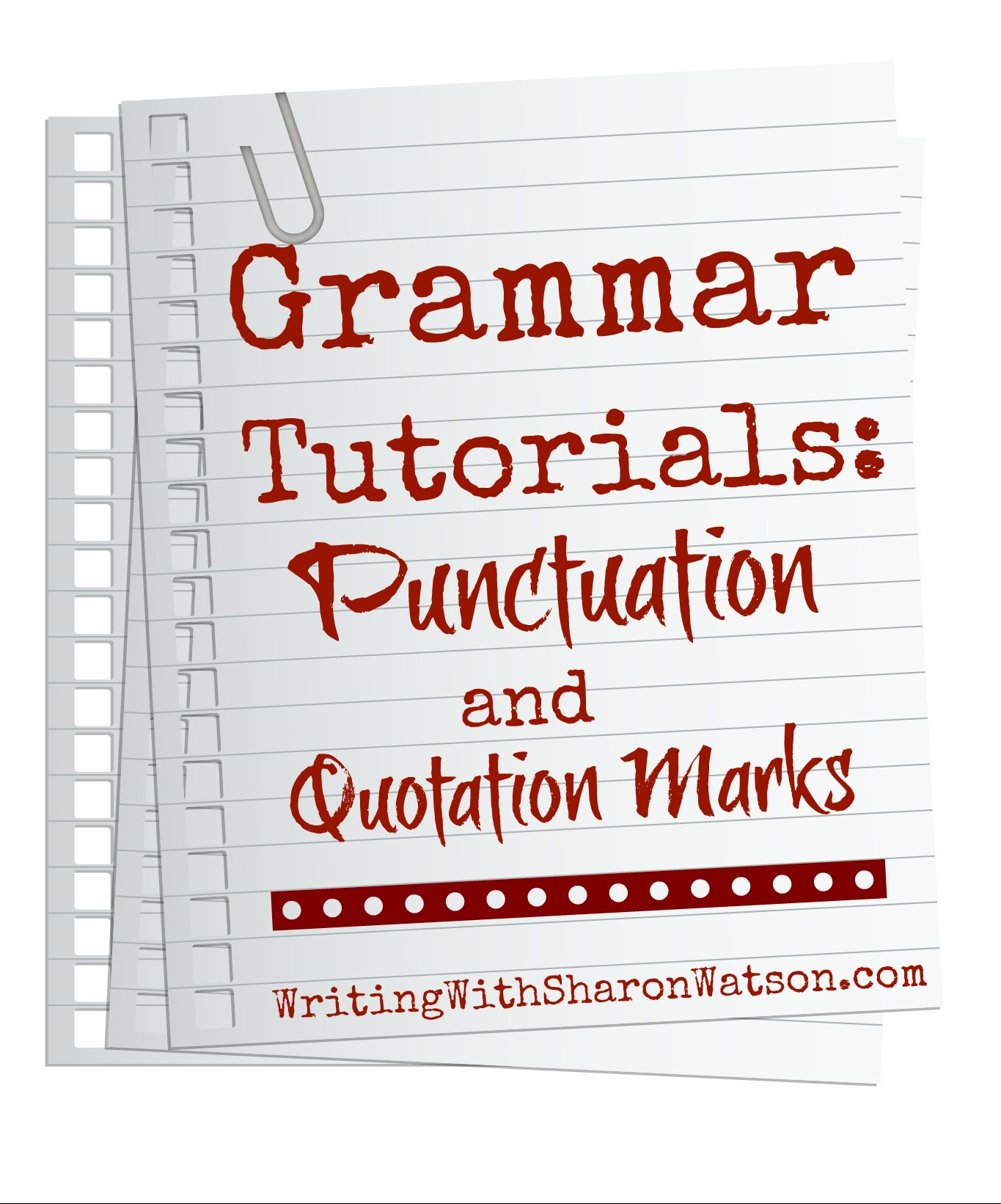 Quotation marks with punctuation | Writing with Sharon Watson-Easy-to ...