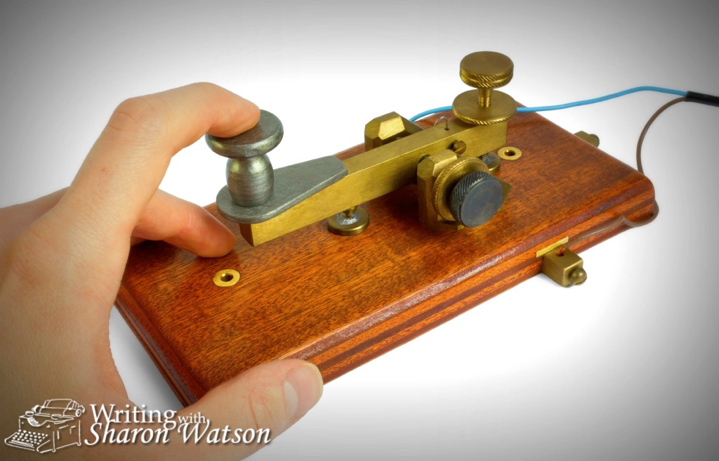 Morse Code telegraph - Writing with Sharon Watson-Easy-to-use ...